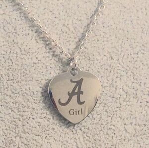 Alabama Girl Heart Necklace